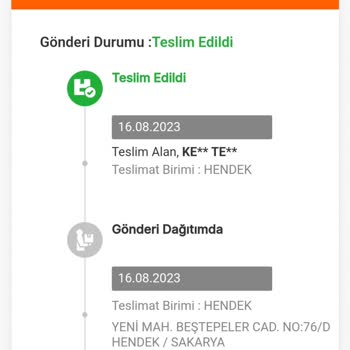 MNG Kargo Şirketi Tarafından Teslimat Şikayeti