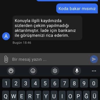 Getir Uygulamasının Paramı Ödememesi