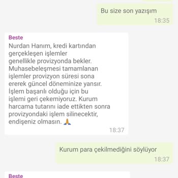 Getir Uygulamasının Paramı Ödememesi