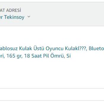 Amazon AGT Kurye Sipariş Teslim Kötülüğü