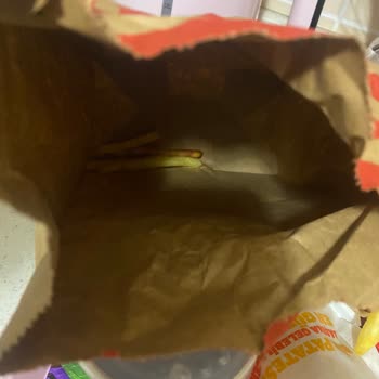 Burger King Eksik Ürün Gönderilmesi