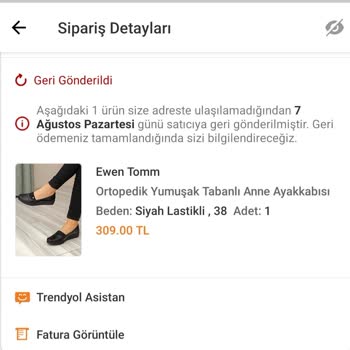 Trendyol 3 Haftadır Ücret İadesi Alamıyorum