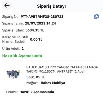 PttAVM Aldığım Ürün Gönderilmedi