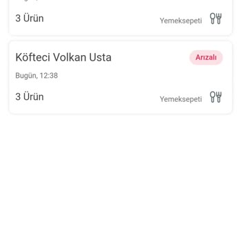 Yemeksepeti'nde 2 Ödeme Yaptım Ama İptal Edildiğinde 1 Yemek İade Yapı