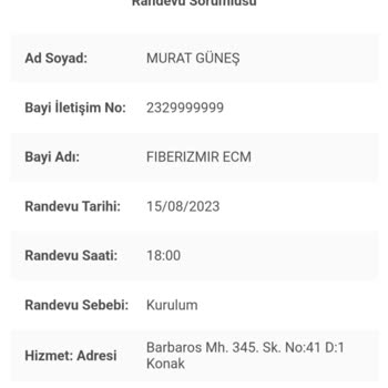 Superonline İnternet Kurulum Talebinizi İptal Ettik
