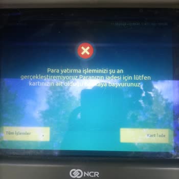 Yapı Kredi Bankası Ortak ATM Sorunu
