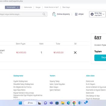 A101 Sitesinin Taklit Edilerek Karşılığı Olmayan Hizmet Satışı