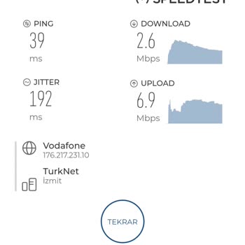 Vodafone Net Ay Sonlarında Yavaşlıyor
