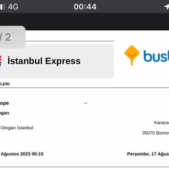 Busbud.com Olmayan İstanbul Express Firmasının Biletini Satıyor