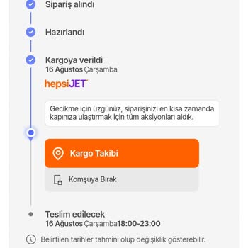 Hepsijet Kargo Teslimat Sorunsalı