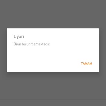 Trendyol Siparişimin Üstünde Tıkladığımda Ürün Bulunamadı Uyarı Geliyor