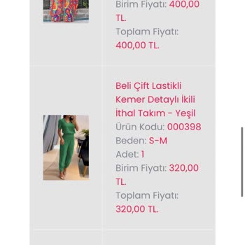 Elbisegidiyor.com Ürünlerdeki Hatalı Gönderim Ve Müşteri Memnuniyetsizliği