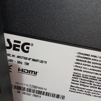 Vestel SEG Televizyon Ekranı Değişimi