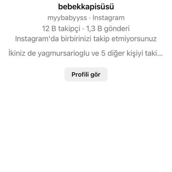 Myybabyyss (Instagram) Hesabı Tarafından Yanıltıldım