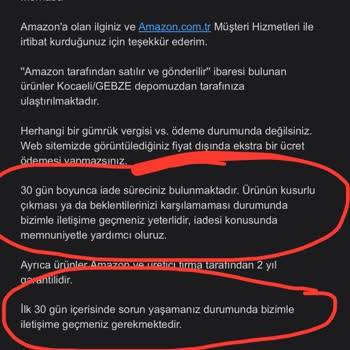 Amazon Alışverişimden Büyük Bir Mağduriyet Yaşıyorum.