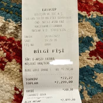 EasyCep Yetkili Servis Hatası