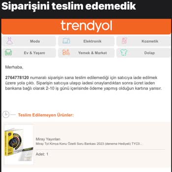 Aras Kargo Kargom Elime Ulaşmadı