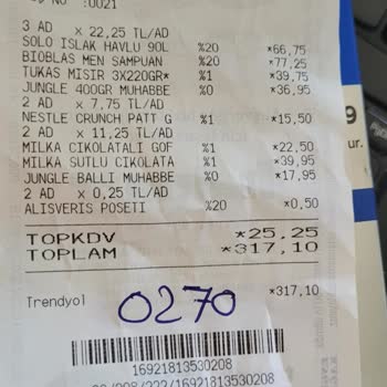 Hakmar Gıda Trendyolgo ve Marketin Yanlış Ürün Gönderip Mağdur Etmesi