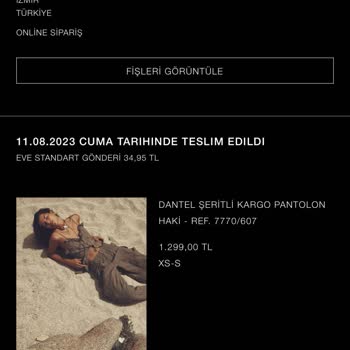 Zara Dan Eksik Teslim Ürün Aldım Ürünüm Kayıp