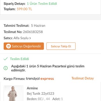 Aras Kargo Adresten Kurye Talebi Sonucu Mağduriyet