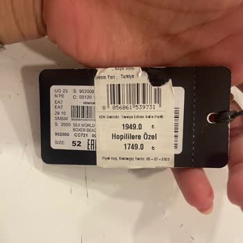 Boyner Etiket Üstündeki Fiyat Farklı, Kasaya Gittiğimizdeki Fiyat Farklı