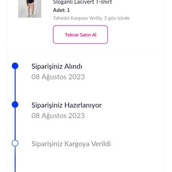 Pazarama Ürünün 9 Gündür Kargolanmaması