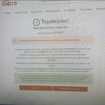 Çiçek Sepeti Siparişimi Getirmedi!