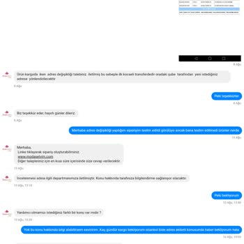 Modaselvim Yanlış Adrese Gönderdi. Başka Birine Teslim Edilmiş Ürün