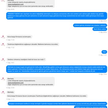 Modaselvim Yanlış Adrese Gönderdi. Başka Birine Teslim Edilmiş Ürün