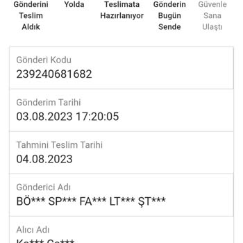 Sendeo 2 Haftadır Kargo Teslim Edilmiyor.
