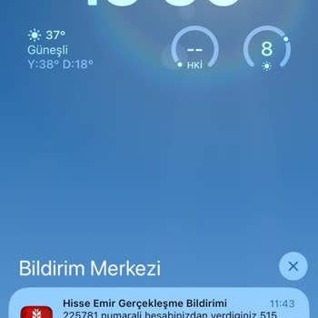 Ziraat Yatırım ZBorsa Uygulama Bildirim Sorunu