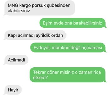 MNG Kargo Geldik Evde Yoktunuz Yalanı