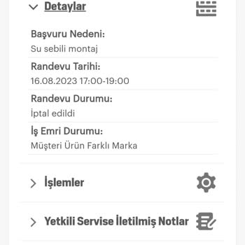 Altus Yetkili Servis - Servis Formu Ulaşmadı