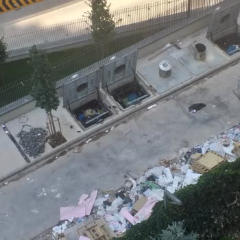 Maltepe Belediyesi OYAK Dragos Cevizli Çöp Konteyner Kapakları