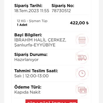 İpragaz Mutfak Tüpü Sorunu