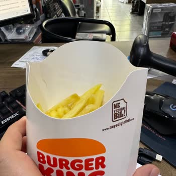 Burger King Patates Azlığı Çözüm