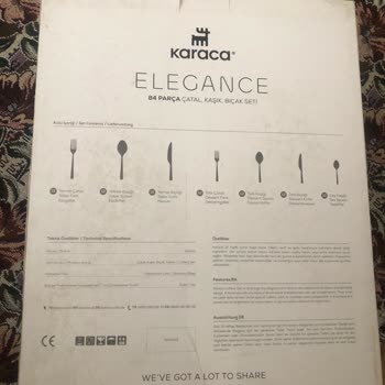 Karaca Züccaciye 84 Parça Çatal Bıçak Takımı