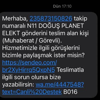 Sendeo Kargonun Kapı Önüne Bırakılıp Gidilmesi Ve Tüm Gece Orada Kalması!