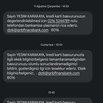 QNB Finansbank Kredi Kartı İş Yeri Numarası