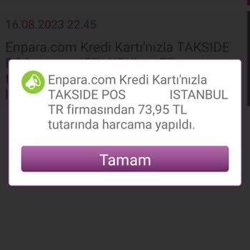 Taksiciler Odası Posttan 17₺yerine 73.9₺ Fazla Çekim