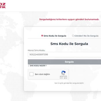 Horoz Lojistik Kargo Takip Nu Hata Veriyor Teslimatım 14 Gün Gecikti