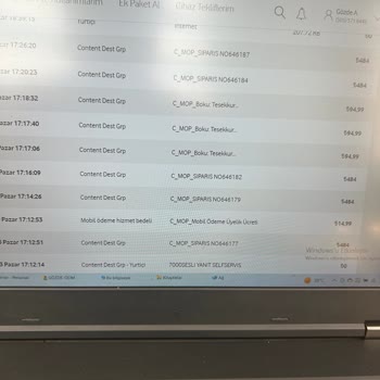 Vodafone Siparişleri Ve Fatura Sorunu