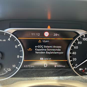 Nissan E-POWER Aracımın E-SİSTEM Arızası Ve Yetersiz Hizmet