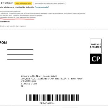 Amazon Kırık Ürünü İade Almama Ve 600 Kargo Ücretinin Tarafıma Yüklenmesi