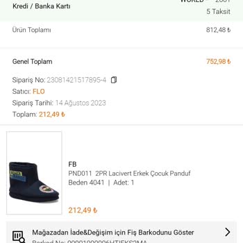 FLO Ayakkabı FLO Ürün Yok Diyerek Fazla Fiyatla Ürünü Tekrar Satışa Koyuyor