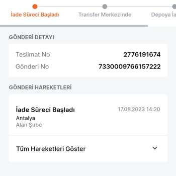 Trendyol Express Trendyol Expres İle Güncel İletişim Bilgisi Paylaşmıyor Ve İade Oluyor