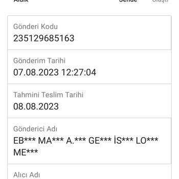 Ebebek Anlaşmalı Sendeo Kargo Şirketi Kargomu Getirmiyor