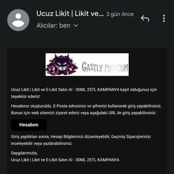 Gastlylikit.com Kargo Teslim Edilmedi
