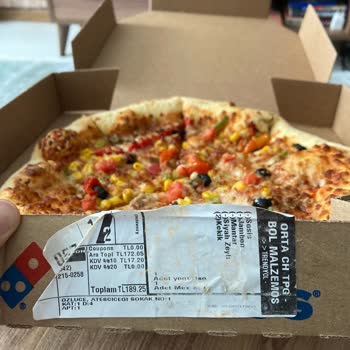 Domino's Pizza İçerik Detayına Bakılmaması Eksik Ürün Gönderilmesi
