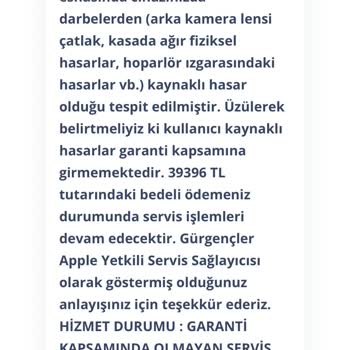 Gürgençler Apple İphone 14 Pro Max Garantiye Girmiyor Daha 4 5 Aylık Cihaz